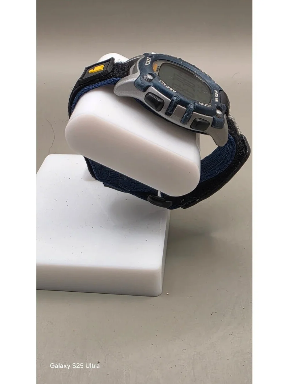 Timex Ironman Digital Sports Watch with Blue Nylon Strap